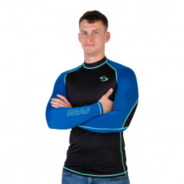 Гидрофутболка лайкр. Scorpena REEF чёрно-синяя,  XXXL