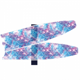 Лопасти Leaderfins Mermaid Galaxy, medium, полупрозрачные.