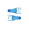 Галоши Leaderfins Forza, голубые, р 37-38
