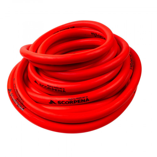 Тяга d16мм Scorpena RED, на отрез 1 м, двухкомпонентная, латексная