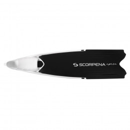 Ласты белые Scorpena F1 - Apnea,  41/42, Чёрный